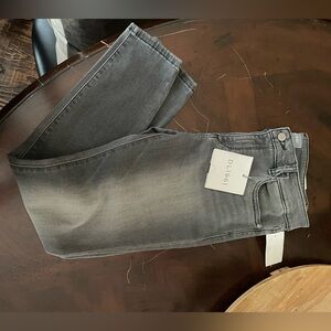 DL1961 washed gray skinny jean